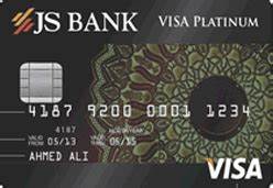 JS Visa Platinum Credit Cards