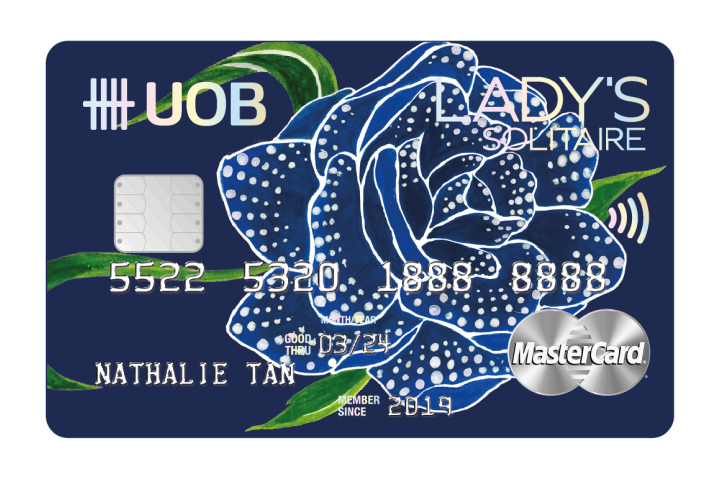 Lady’s Solitaire Metal Card