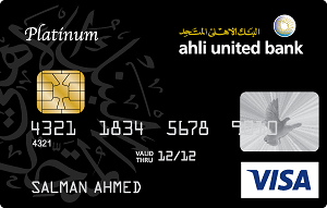 AUB Platinum Credit card