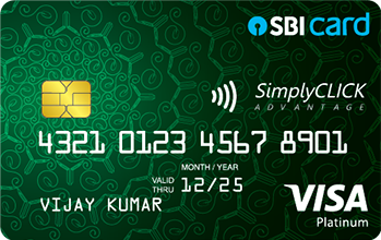 SimplyCLICK Advantage SBI Card