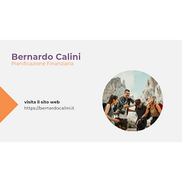 Consulenza Patrimoniale e Finanziaria - Bernardo Calini